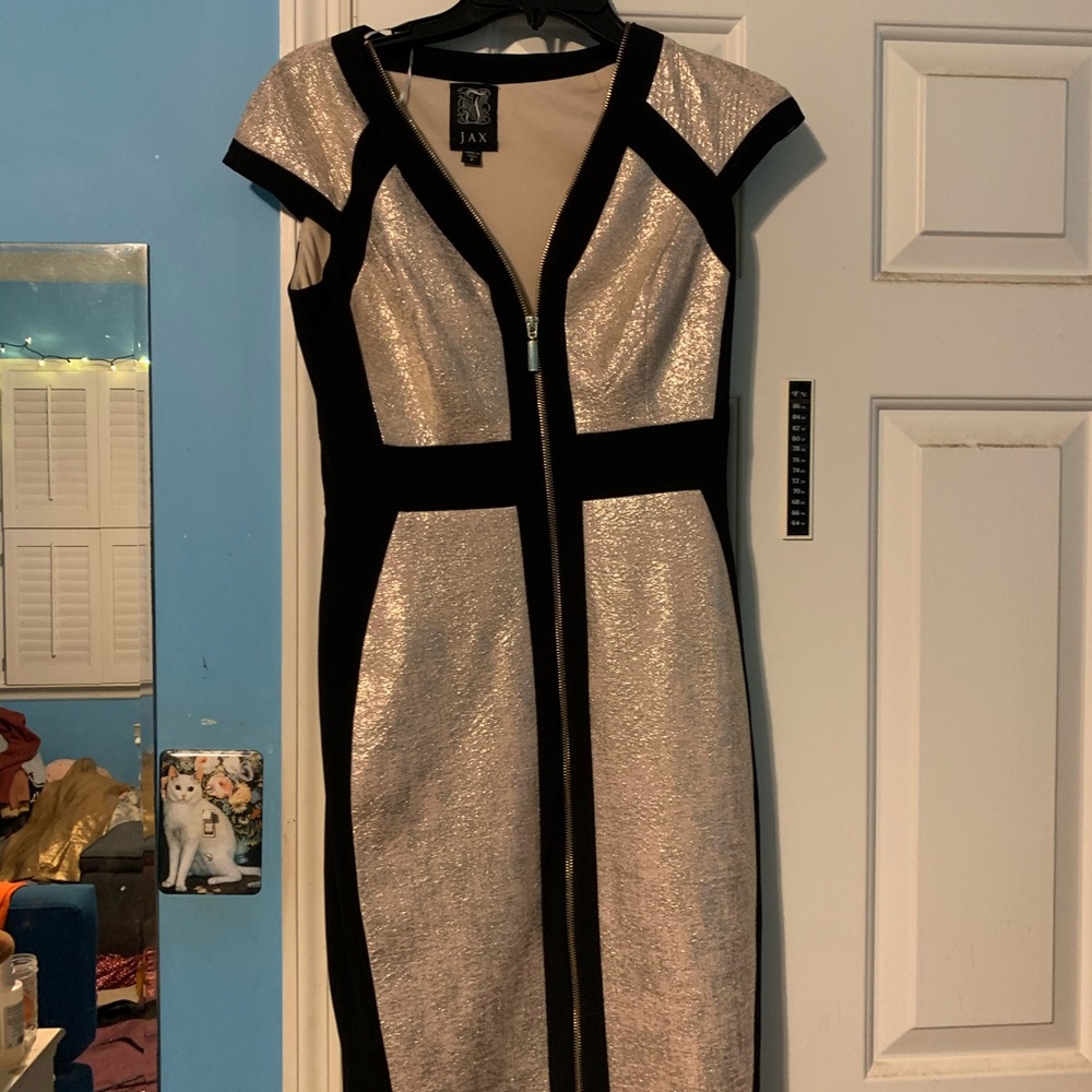 Unique and stunning rose gold Jax dress